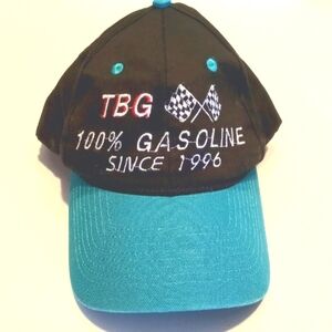 TBG Gasoline Adjustable Ball Cap Engineering Oil Gas Vintage Collector